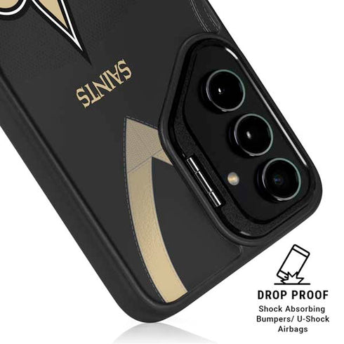 NFL New Orleans Saints Team Jersey Galaxy S24 Plus Kickstand Case
